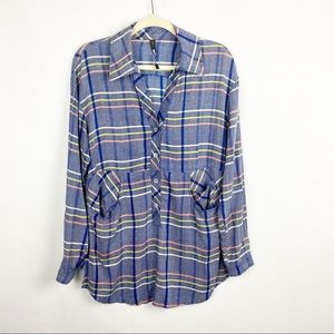 Plenty by Tracy Reese Dania Plaid Tunic Blouse